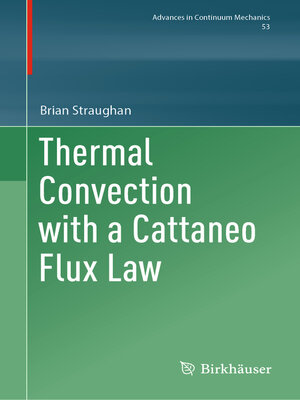 cover image of Thermal Convection with a Cattaneo Flux Law